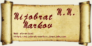 Mijobrat Markov vizit kartica